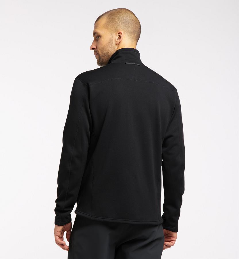 Haglöfs Mens Bungy Fleece Black New Zealand 01962ODCP